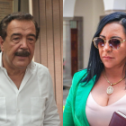 La líder del Partido Social Cristiano, Jaime Nebot, y la militante y prefecta de Esmeraldas, Roberta Zambrano.