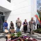 Miembros de la comunidad mapuche celebraron las raíces del equipo.