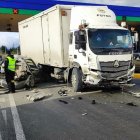 El siniestro de tránsito ocurrió justo en el peaje de Machachi.