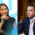 La candidata correísta señala que las amenazas contra Daniel Noboa son una cortina de humo para ocultar el supuesto fraude electoral.