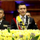 Daniel Noboa fue posesionado como presidente el 23 de noviembre de 2023; 18 meses después, habrá una nueva ceremonia para marcar el inicio de su segundo período.