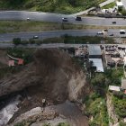 Los vecinos piden al Municipio soluciones definitivas para evitar que el proceso erosivo afecte a la calle y posterior a la avenida Simón Bolívar.