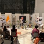 En el Centro Cultural de la Universidad Católica del Ecuador se instaló una capilla ardiente.