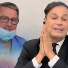 Dr. Roberto Gilbert dando detalles de la salud de Roberto Bonafont.