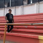 Edison Pilataxi cumplió con el reconocimiento del lugar donde fue impactado por un perdigón policial y por el cual perdió su ojo derecho.