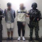 Dos personas fueron detenidas por el presunto delito de tenencia y expendio de sustancias sujetas a fiscalización en el sector de Toctiuco