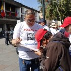 Lugar. La Plaza Grande, ubicada frente al Palacio Municipal, fue el escenario donde se inició la recolección de firmas para la revocatoria del alcalde.