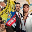 Benjamín Rojas, Felipe Colombo y Camila Bordonaba.