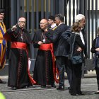 Llegada de los cardenales al Vaticano