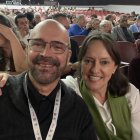 Tania Hermida con Ulises Hernández.