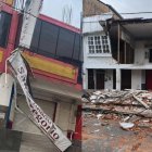 El sismo en Esmeraldas afectó a varias edificaciones.
