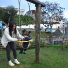 Romina visita el parque ubicado en La Floresta con frecuencia. Hay espacios para cambiar al bebé.