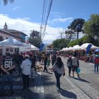 Comerciantes autónomos de Nayón tienen nuevo espacio seguro en los corredores comerciales.