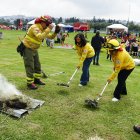 Campaña. Bomberos realizó una feria para explicar la importancia de prevención.