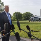 El presidente de Estados Unidos, Donald Trump, durante una de sus recientes apariciones públicas.