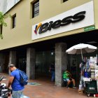 La oficina del Banco del Instituto Ecuatoriano de Seguridad Social (Biess) en Guayaquil.