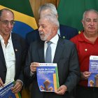 El presidente de Brasil, Luiz Inácio Lula da Silva, durante una reunión en el Palacio de Planalto en Brasilia (Brasil).