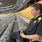 Ángel Ramírez el hincha y socio de Barcelona nacido el 1 de mayo.