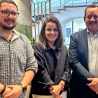 María José Pinto se reunió con el alcalde de Taisha, en Quito.