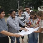 Parte del grupo organizador: P. Eduardo Auza, Gabriel Avilés, Verónica Coello, José Ignacio Castelblanco, Margarita Pérez de Castelblanco y Patricia Roca.