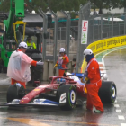 Accidente de Charlie Leclerc en  la Sprint en Miami.