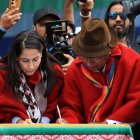 El correísmo y Pachakutik firmaron un acuerdo por primea vez antes del balotaje.