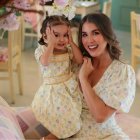 Hacer matching outfits con su hija la inspiró a lanzar una colección de moda.