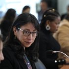 La vocal principal del Consejo de la Judicatura, Solanda Goyez.