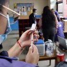 Brigadas del Ministerio de Salud acuden a las unidades educativas para vacunar a los niños.