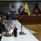 La audiencia de revisión de medidas cautelares de Augusto Verduga se realizó este 6 de mayo de 2025.