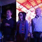 El alcalde Pabel Muñoz durante la entrega de resultados de las elecciones 2025.