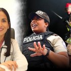 Mayling Chusán, Carolay Bolaños y Ximena Astudillo son muestra de cómo las madres combinan sus labores con el cuidado de los hijos.