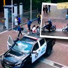 Hecho. El control se dio fuera de un ingreso de la casa de estudios superiores.