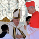 Foto archivo. El papa Francisco eleva a cardenal al prefecto estadounidense del Dicasterio para los Obispos, Robert Francis Prevost.