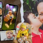 A la izquierda, Tamir, hijo de Tamara, quien ha enfrentado múltiples enfermedades graves; a la derecha, Adriana y su hijo Santiago, hija y nieto de Patricia, marcados por el dolor de la violencia femicida.