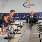 Godoy, Goyes y Yupangui votaron a favor de destituir a los jueces y exsecretarios por procesos disciplinarios.