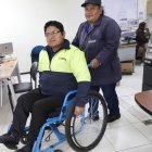 Empleo. Segundo Montativa trabaja en la Unidad de Salud y Seguridad del Centro de Operaciones de la Empresa Metropolitana de Aseo de Quito.