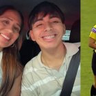 Susana Corella junto a su hijo Oliver, que es su primer fans.