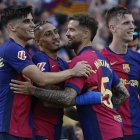 Raphinha hizo un doblete para Barcelona FC ante el Real Madrid.