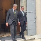 El secretario del Tesoro de Estados Unidos, Scott Bessent y el representante de Comercio, Jamieson Greer.