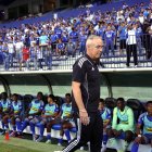 El técnico Jorge Célico lamento una nueva derrota de Emelec como local.