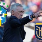 Carlo Ancelotti debutará con Brasil visitando a Ecuador.