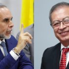 Ministro del Interior de Colombia, Armando Benedetti, y el presidente de Colombia, Gustavo Petro.