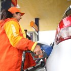 Una estación de gasolina en Quito, Ecuador.