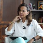 La prefecta del Guayas, Marcela Aguiñaga, en entrevista con EXPRESO, este martes 13 de mayo.