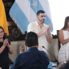 Aquiles Álvarez lideró la sesión en la que se designó a Tatiana Coronel como nueva vicealcaldesa de Guayaquil.