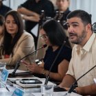 El alcalde Aquiles Álvarez, durante la sesión de Concejo del pasado 16 de mayo, donde se eligió a la nueva vicealcaldesa de Guayaquil.