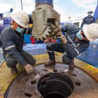 En marzo pasado, la producción promedio diaria de petróleo fue de 452.000 barriles.