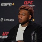 Michael Morales atendió a la prensa tras su victoria.