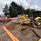 Los trabajos de rehabilitación en la av. Oswaldo Guayasamín empezaron el 8 de mayo.